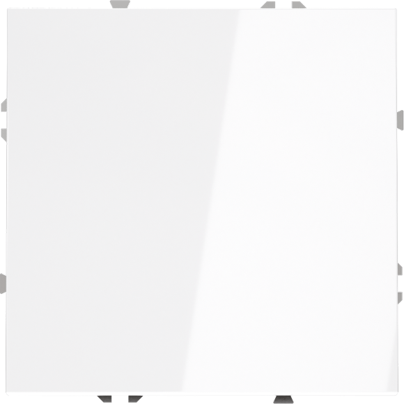 Перекрестный переключатель встраиваемый VOLTUM S70 одноклавишный 10А, (белый глянцевый)