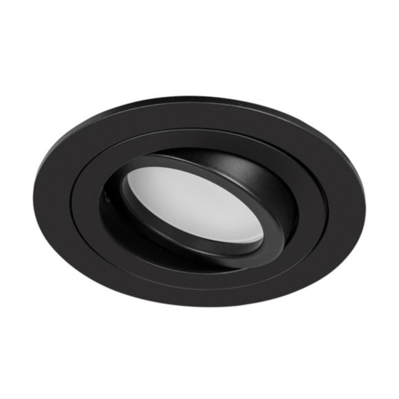 Встраиваемый светильник Arte Lamp A2167PL-1BK TARF под лампу 1xGU10 50W