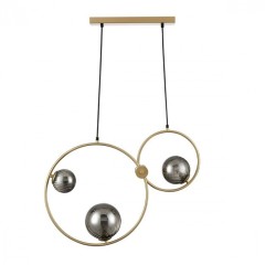 8036/3 MODERNI LN24 шампань/дымчатый, металл/стекло Подвесной светильник G9 3*35W 220V ORNATO 8036/3 MODERNI LN24 шампань/дымчатый, металл/стекло Подвесной светильник G9 3*35W 220V ORNATO