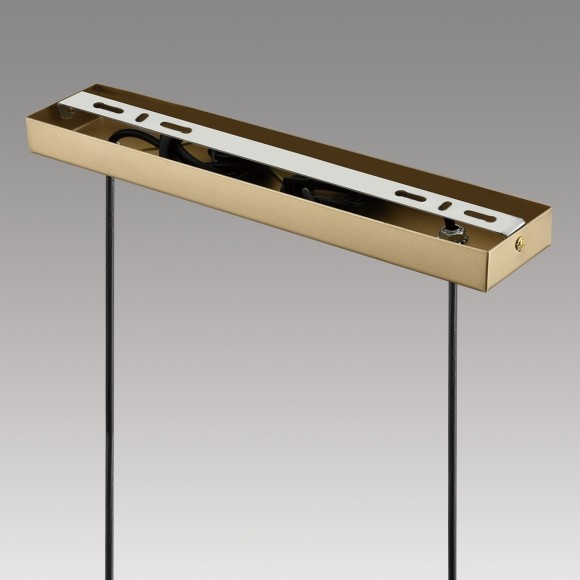 8036/3 MODERNI LN24 шампань/дымчатый, металл/стекло Подвесной светильник G9 3*35W 220V ORNATO