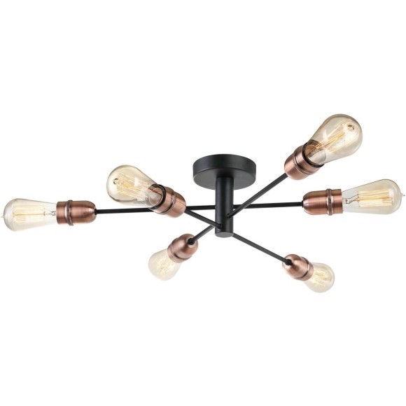 Люстра потолочная Lussole LSP-8200 HURON IP21 под лампы 6xE27 360W