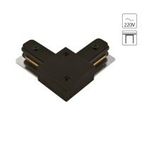 Г-образный соединитель для накладных однофазных шинопроводов Arte Lamp A120206L