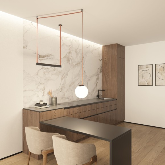 DK5576-BK Cветодиодный светильник на ременный шинопровод Denkirs Belty CRI90+ 4000К 1260Лм 120° 24Вт