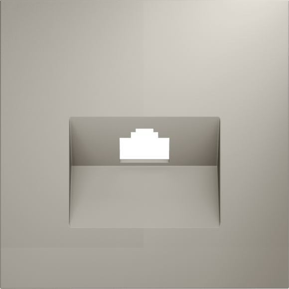 Накладка для розетки компьютерной RJ45 кат.6, S70 (кашемир)