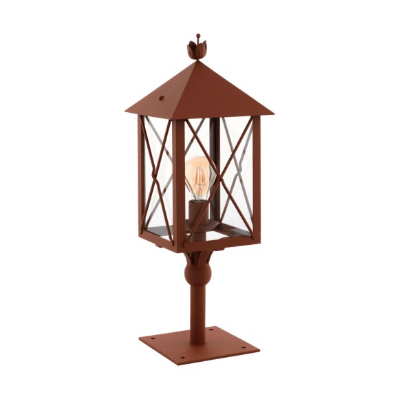 64758 GAUDESI GAUDESI Уличный напольный светильник с 1 лампой E27 IP23 220V металл стекло