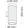 Бра Maytoni C027WL-L10B KILT светодиодная LED 10W