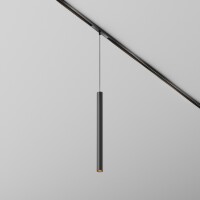 Maytoni Exility X TR245-4-7WTW-DD2-B Трековый светодиодный черный магнитный подвесной светильник цилиндр диаметром 3 см, с полным управлением по DALI 2.0 DT8, LED 7Вт 2700-6000K 640Лм CRI90 36° IP20 48В