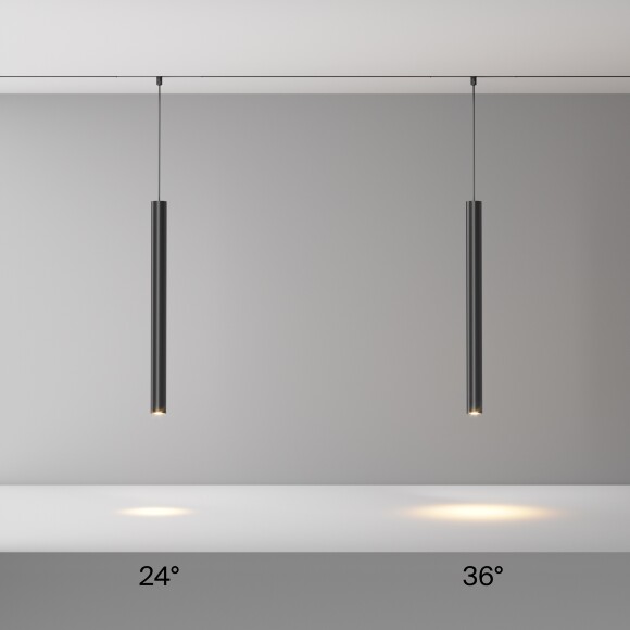 Maytoni Exility X TR245-4-7WTW-DD2-B Трековый светодиодный черный магнитный подвесной светильник цилиндр диаметром 3 см, с полным управлением по DALI 2.0 DT8, LED 7Вт 2700-6000K 640Лм CRI90 36° IP20 48В Maytoni Exility X TR245-4-7WTW-DD2-B Трековый светодиодный черный магнитный подвесной светильник цилиндр диаметром 3 см, с полным управлением по DALI 2.0 DT8, LED 7Вт 2700-6000K 640Лм CRI90 36° IP20 48В