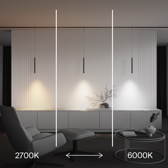 Maytoni Exility X TR245-4-7WTW-DD2-B Трековый светодиодный черный магнитный подвесной светильник цилиндр диаметром 3 см, с полным управлением по DALI 2.0 DT8, LED 7Вт 2700-6000K 640Лм CRI90 36° IP20 48В Maytoni Exility X TR245-4-7WTW-DD2-B Трековый светодиодный черный магнитный подвесной светильник цилиндр диаметром 3 см, с полным управлением по DALI 2.0 DT8, LED 7Вт 2700-6000K 640Лм CRI90 36° IP20 48В