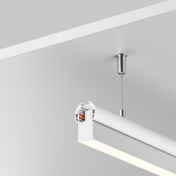 Шинопровод подвесной 2м скругленный Maytoni Exility TRXM034-R-412W