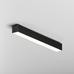 Maytoni Technical LL311026 Готовый накладной линейный LED-светильник длиной 50 см, 4000K, 10 Вт, черный алюминиевый корпус, размеры 500х50х50 мм, комплектация - профиль, LED лента, блок питания