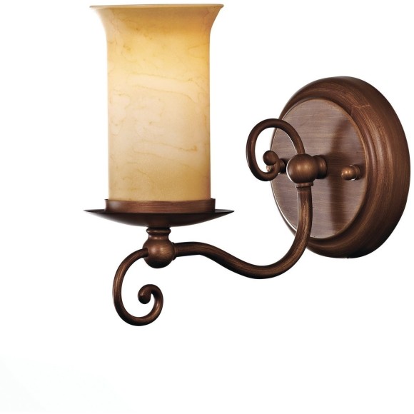 SL122.301.01 Светильник настенный Коричневый/Янтарный E14 1*60W ANCORA SL122.301.01 Светильник настенный Коричневый/Янтарный E14 1*60W ANCORA