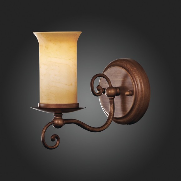 SL122.301.01 Светильник настенный Коричневый/Янтарный E14 1*60W ANCORA SL122.301.01 Светильник настенный Коричневый/Янтарный E14 1*60W ANCORA