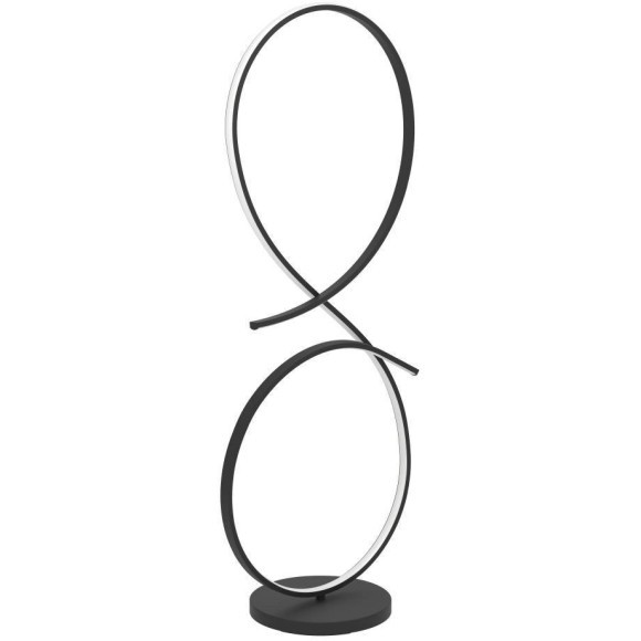 901271 Светод торшер SERPINS, 20W(LED), алюминий, сталь, черный, пластик, белый, 3000K, 2500lm
