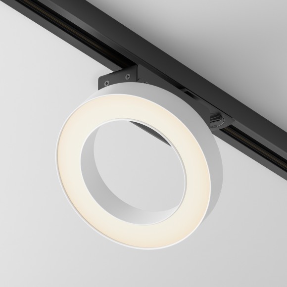 Однофазный двужильный светодиодный трековый светильник Maytoni Unity TR044-1-12W3K-W Rim 3000К 650Лм CRI85+ 110° 12Вт Однофазный двужильный светодиодный трековый светильник Maytoni Unity TR044-1-12W3K-W Rim 3000К 650Лм CRI85+ 110° 12Вт