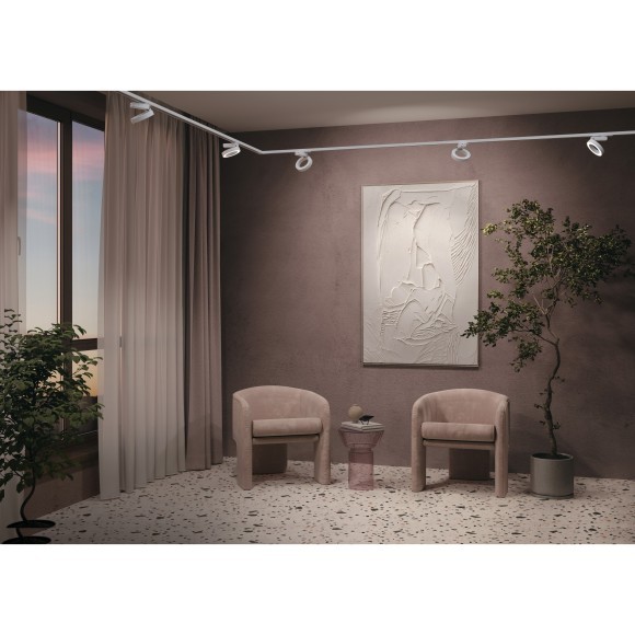 Однофазный двужильный светодиодный трековый светильник Maytoni Unity TR044-1-12W3K-W Rim 3000К 650Лм CRI85+ 110° 12Вт Однофазный двужильный светодиодный трековый светильник Maytoni Unity TR044-1-12W3K-W Rim 3000К 650Лм CRI85+ 110° 12Вт