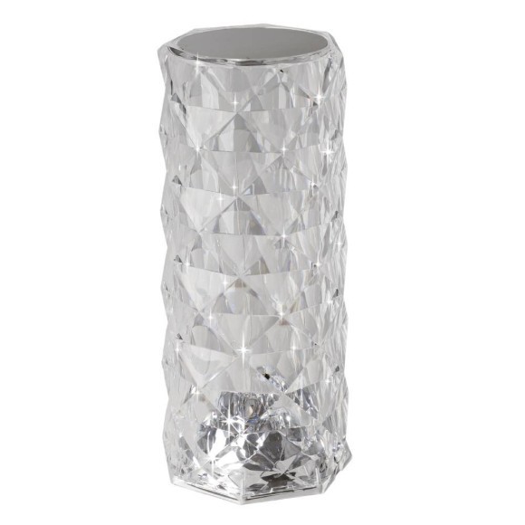 75816 Аккум. настольная лампа LUCIGNANO, H210, 0,6W(LED), IP20, пластик, прозрачный