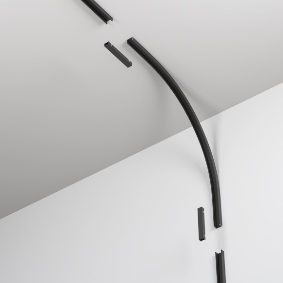 Радиусный вертикальный коннектор питания R300 Maytoni Basity TRA172ICL-R300-11B