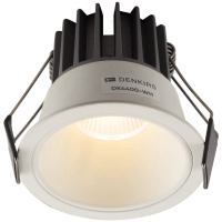 DK4400-WH Встраиваемый светильник, IP 20, 7 Вт, LED 3000, белый, алюминий