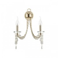 5063/2W CLASSIC ODL24 537 золото/прозрачный/металл/хрусталь Бра E14 2*40W CAPEL