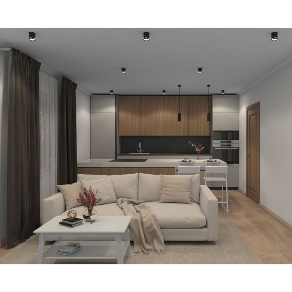 Накладной светильник светодиодный DK4016 DK4013-BK