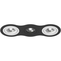 Встраиваемый светильник Lightstar i637600706 Intero 16 под лампы 3xGU10 150W