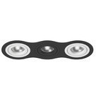 Встраиваемый светильник Lightstar i637600706 Intero 16 под лампы 3xGU10 150W Встраиваемый светильник Lightstar i637600706 Intero 16 под лампы 3xGU10 150W