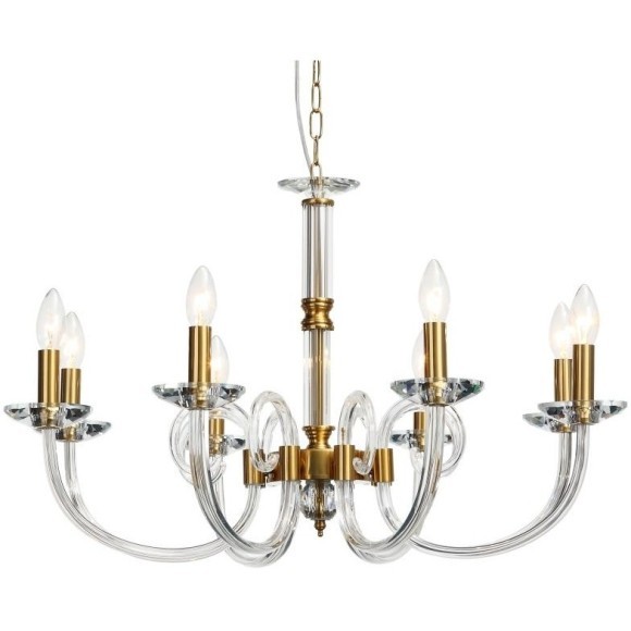 Люстра подвесная хрустальная Stilfort 1050/03/08P серия Glass