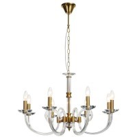 Люстра подвесная хрустальная Stilfort 1050/03/08P серия Glass