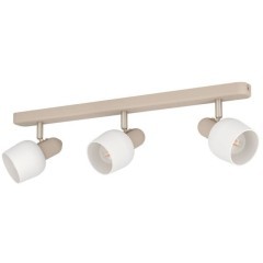 900716 Спот CORATO, 3X18W (E14), L520, H125, A150, сталь, песочный, матовый никель / стекло, белый