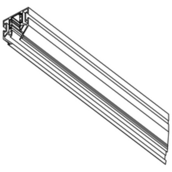 1014-TB-200, профиль под натяжной потолок (шинопровод), 2М, серия Logica