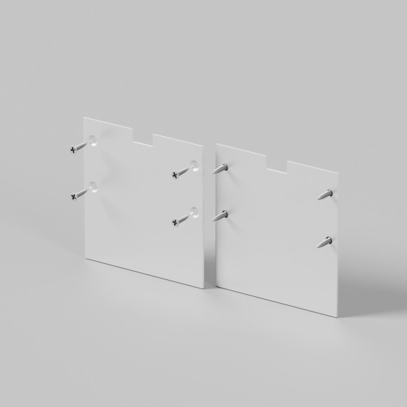 Комплект заглушек (для профиля 59×59) 2 шт., 642058