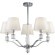 Люстра потолочная Freya FR5020PL-05CH Clarissa под лампы 5xE14 40W
