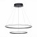 ST604.443.56 Светильник подвесной ST-Luce Черный/Белый LED 1*56W 4000K Подвесные светильники