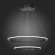 ST604.443.56 Светильник подвесной ST-Luce Черный/Белый LED 1*56W 4000K Подвесные светильники
