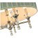 SL1121.103.05 Светильник подвесной ST-Luce Никель/Оливковый E14 5*40W OLEO