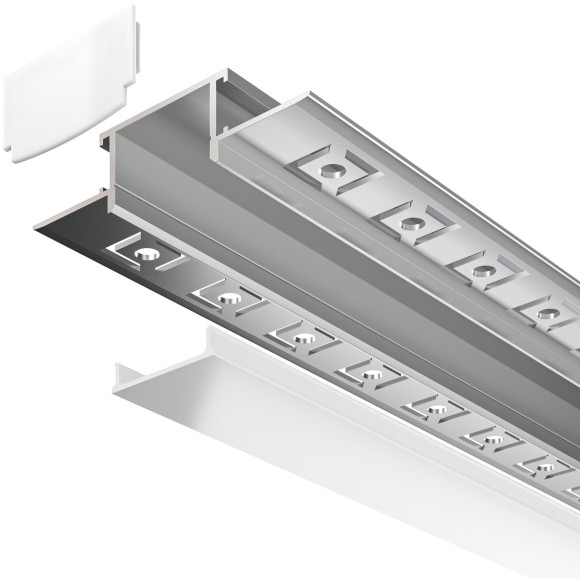 Алюминиевый профиль скрытого монтажа 61x14 ALM011S-2M Алюминиевый профиль скрытого монтажа 61x14 ALM011S-2M