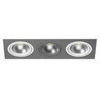 Встраиваемый светильник Lightstar i839060906 Intero 111 под лампы 3xGU10 150W