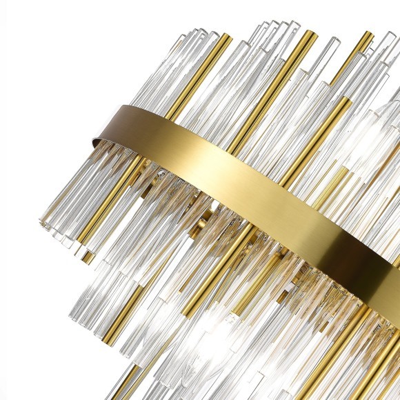 SL1634.303.06 Люстра подвесная ST-Luce Латунь/Прозрачный E14 6*60W RENS SL1634.303.06 Люстра подвесная ST-Luce Латунь/Прозрачный E14 6*60W RENS