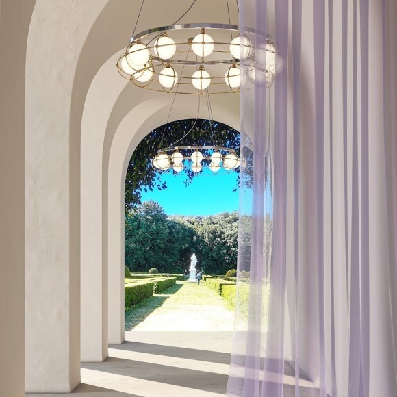 Подвесной светильник Maytoni MOD312PL-08GCH Carcass под лампы 8xG9 40W