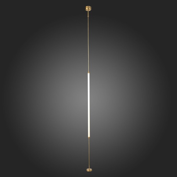 SL6004.315.01 Торшер ST-Luce Латунь/Белый LED 1*30W 3000K OLBIA