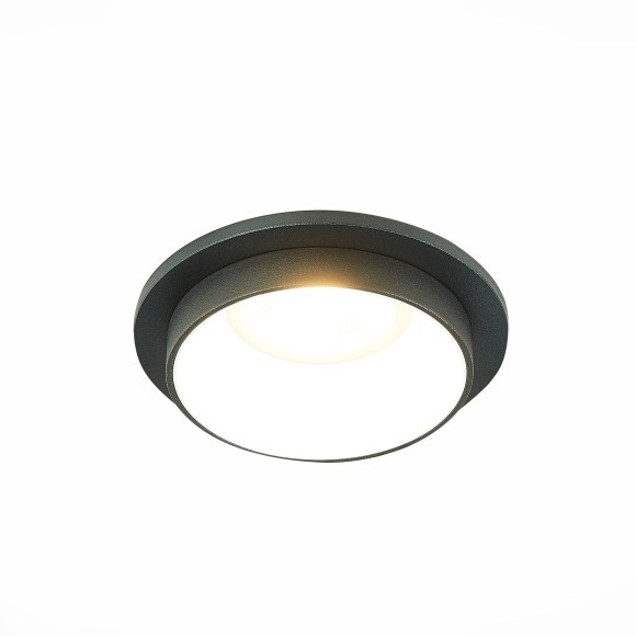 ST206.428.01 ST Luce Светильник встраиваемый, GU10,1х50W, IP20, D92xH38,220V, черный ST206.428.01 ST Luce Светильник встраиваемый, GU10,1х50W, IP20, D92xH38,220V, черный