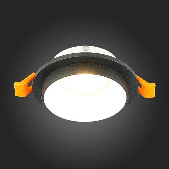 ST206.428.01 ST Luce Светильник встраиваемый, GU10,1х50W, IP20, D92xH38,220V, черный ST206.428.01 ST Luce Светильник встраиваемый, GU10,1х50W, IP20, D92xH38,220V, черный