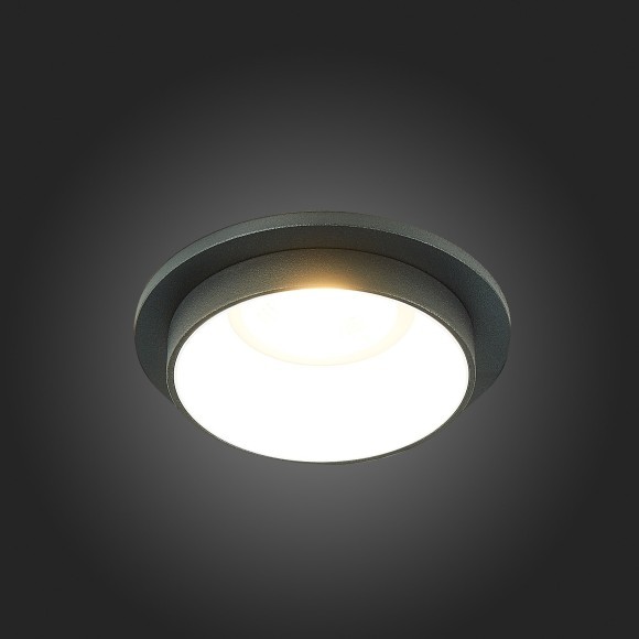 ST206.428.01 ST Luce Светильник встраиваемый, GU10,1х50W, IP20, D92xH38,220V, черный ST206.428.01 ST Luce Светильник встраиваемый, GU10,1х50W, IP20, D92xH38,220V, черный