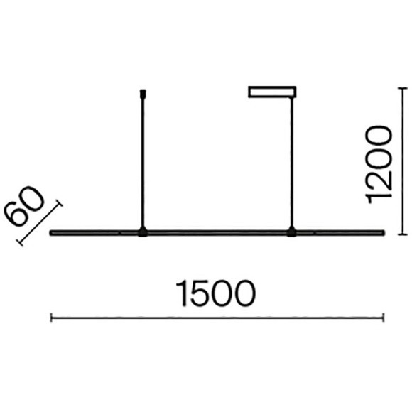Подвесной светильник Maytoni MOD005PL-L48BK
