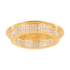 39406 PRINCIPE Светодиодный потолочный светильник диммируемый по TRIAC, 44.1Вт, 5Лм, 3000К, хрусталь, золотой