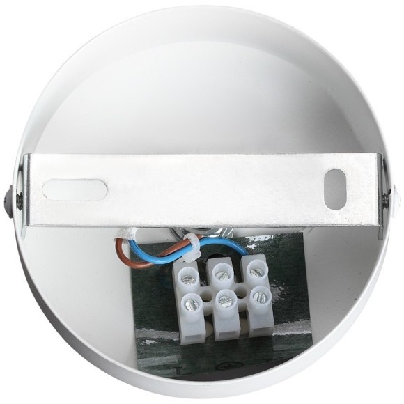 8002/1W MODERNI LN24 белый, черный металл/металл, текстиль Бра Е27 60W 220V ANIMAISA