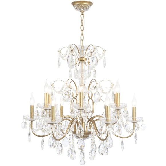 Люстра Crystal Lux ODELIS SP12 GOLD