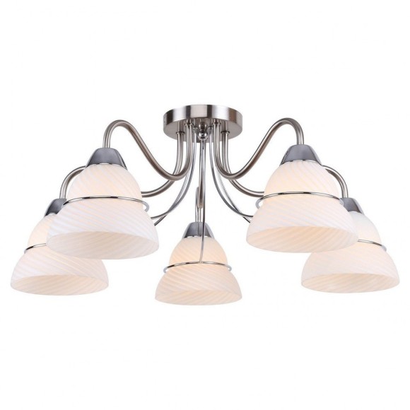 Люстра потолочная Lussole LSP-8083 GILA IP21 под лампы 5xE27 200W