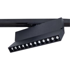 Однофазный двужильный светодиодный трековый светильник Arte Lamp A4572PL-1BK FLASH 4000К 750Лм CRI90+ 24° 12Вт Однофазный двужильный светодиодный трековый светильник Arte Lamp A4572PL-1BK FLASH 4000К 750Лм CRI90+ 24° 12Вт